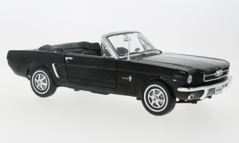 Ford Mustang Cabriolet, schwarz, 1964, 1:18, Welly