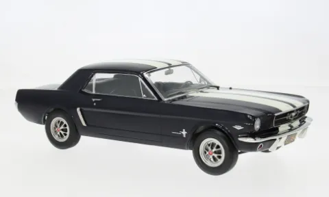 Ford Mustang Coupe, blau/weiss, 1966, 1:18, Norev
