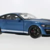 Ford Mustang Shelby GT 500, blau/weiss, 2022, 1:18, IXO