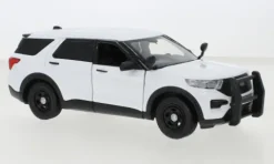Ford Police Interceptor Utility, weiss, 2022, 1:24, Motormax