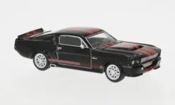 Ford Shelby Mustang GT500, dunkelanthrazit/rot, 1:64, Pop Race
