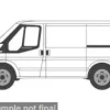 Ford Transit MK 5, weiss, 1:43, Oxford