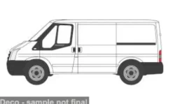 Ford Transit MK 5, weiss, 1:43, Oxford