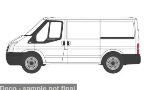 Ford Transit MK 5, weiss, 1:43, Oxford