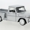 GMC C-1000 Fenderside, silber, 1966, 1:24, Motormax