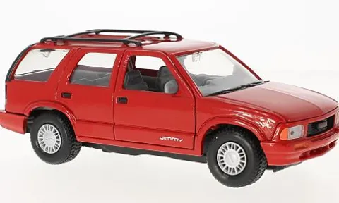 GMC Jimmy, rot, 1994, 1:24, Motormax