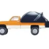 GMC Sierra Lifted, orange/beige, 1986, 1:64, Greenlight