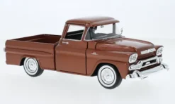 GMC 1000 Wideside, braun, 1958, 1:24, Motormax