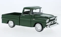 GMC 1000 Wideside, dunkelgrün, 1958, 1:24, Motormax