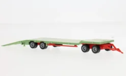 Goldhofer TU4-Anhänger, grün/rot, 1:87, Herpa