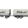 Hanomag Henschel Pritschenhängerzug, 1969, Friderici, 1:87, Wiking