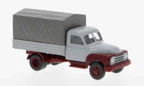 Hanomag L28, hellgrau/dunkelrot, 1950, 1:87, Wiking