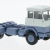 Hanomag-Henschel F 161 S SZM, hellgrau/blau, 1969, 1:87, Brekina
