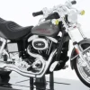 Harley Davidson FXS Low Rider, grau, 1977, 1:18, Maisto