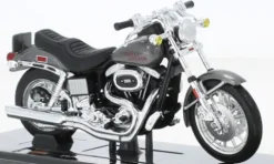 Harley Davidson FXS Low Rider, grau, 1977, 1:18, Maisto