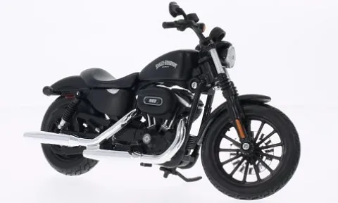 Harley Davidson Sportster Iron 883, schwarz, 2014, 1:12, Maisto