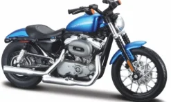 Harley Davidson XL 1200N Nightster, blau, 2012, 1:18, Maisto