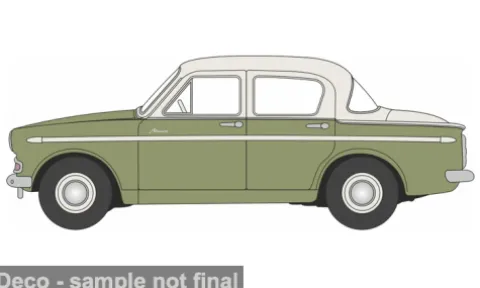 Hillman Minx MKIII, oliv/weiss, 1:76, Oxford