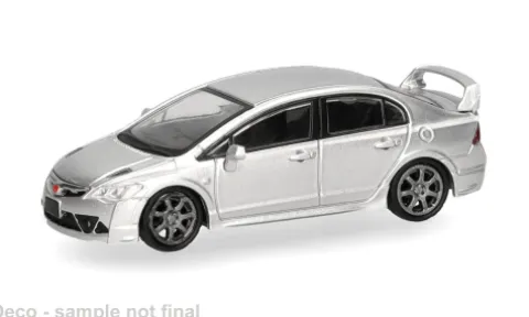 Honda Civic FD2, silber, 1:87, Micro City 87