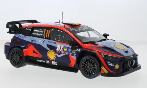 Hyundai i20 N Rally1, Rallye WM, Central European Rally, 2023, #11, T.Neuville/M.Wydaeghe, 1:18, IXO