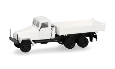 IFA G5 Dreiseitenkipper, weiss, 1:87, Herpa MiniKit