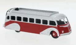 Isobloc Autocar, silber/rot, Dinky Toys / Atlas