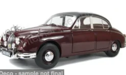 Jaguar Mark II, dunkelrot/schwarz, 1:43, Cararama