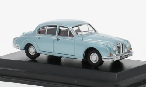 Jaguar MK2, blau, 1:76, Oxford