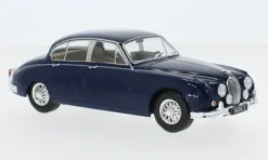 Jaguar MK II, dunkelblau, 1960, 1:24, WhiteBox