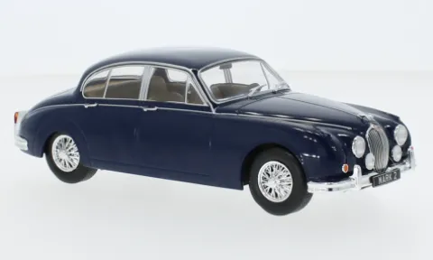 Jaguar MK II, dunkelblau, 1960, 1:24, WhiteBox