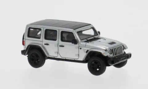 Jeep Wrangler, silber, 2017, 1:87, Micro City 87