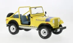 Jeep CJ-7 Renegade, hellgelb/Dekor, 1980, 1:18, MCG