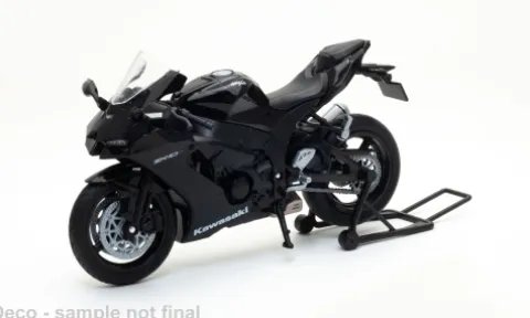 Kawasaki Ninja ZX-10R, schwarz, 1:12, Welly