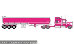 Kenworth W900, pink, 1990, 1:64, IXO America