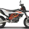 KTM 690 SMC R, weiss/orange, 1:18, Maisto
