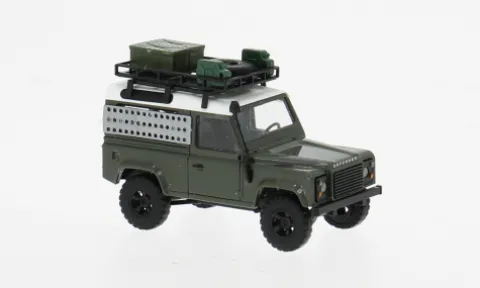 Land Rover Defender 90, dunkeloliv, 1983, 1:87, Busch