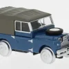 Land Rover Railroad Version, blau/gelb, 1:87, Schuco