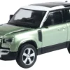 Land Rover Defender 90 (L663), hellgrün/weiss, 2020, 1:76, Oxford