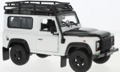 Land Rover Defender, weiss/schwarz, 1:24, Welly