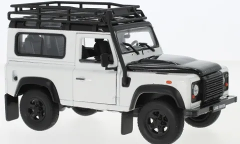 Land Rover Defender, weiss/schwarz, 1:24, Welly