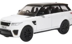 Land Rover Range Rover Sport SVR, weiss/schwarz, 1:76, Oxford