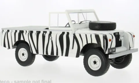 Land Rover Series II 109, weiss/schwarz, 1959, 1:18, MCG