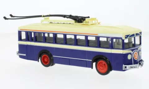 LK 2 Trolleybus, dunkelblau/hellgelb, 1:43, SpecialC.-134