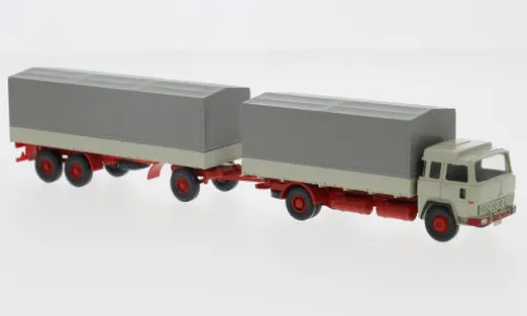 Magirus 235 D, grau/rot, 1963, 1:87, Wiking