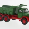 Magirus Jupiter Kipper, grün/rot, 1960, 1:87, Brekina