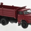 MAN 26.280 DHAK, dunkelrot/schwarz, 1972, 1:87, Brekina