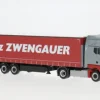 MAN TGX GM, grau/rot, Zwengauer, 1:87, Herpa