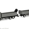 MAN TGX GN, grau/gelb, 1:87, Herpa