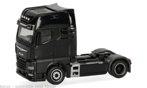 MAN TGX GX, schwarz, 1:87, Herpa