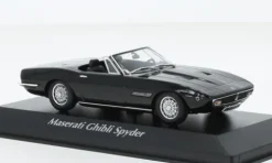 Maserati Ghibli Spyder, schwarz, 1969, 1:43, Maxichamps